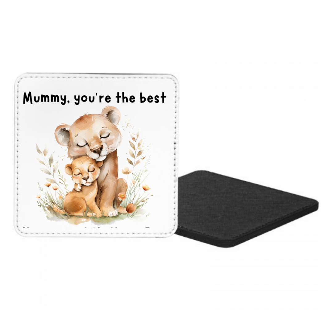 Mummy, You're The Best Lions Mug & Coaster