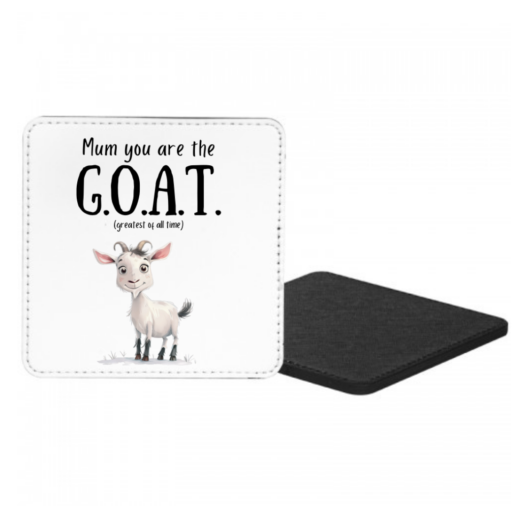Mum You Are The G.O.A.T (greatest of all time) Mug & Coaster