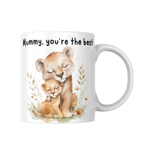 Mummy, You're The Best Lions Mug & Coaster