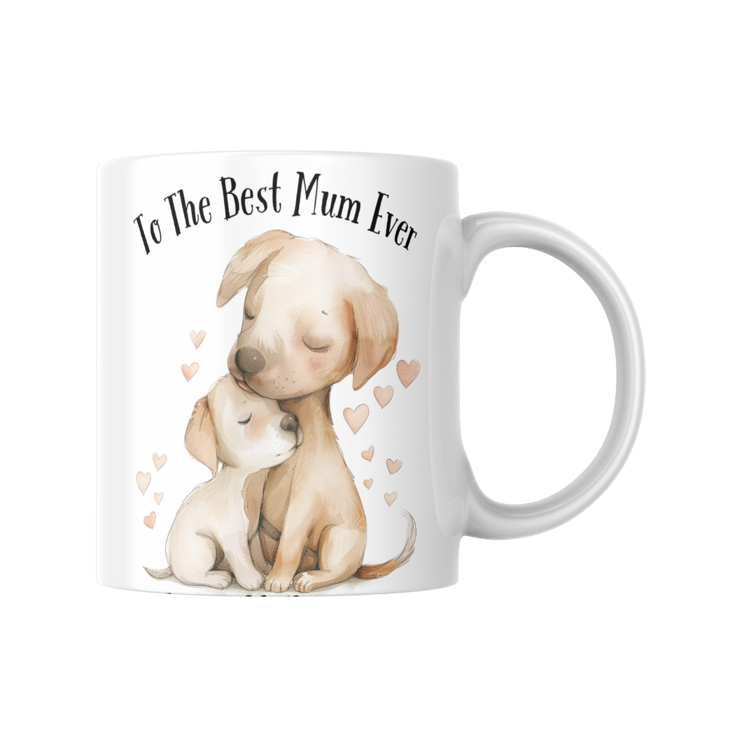 To The Best Mum Ever Dogs Mug & Coaster