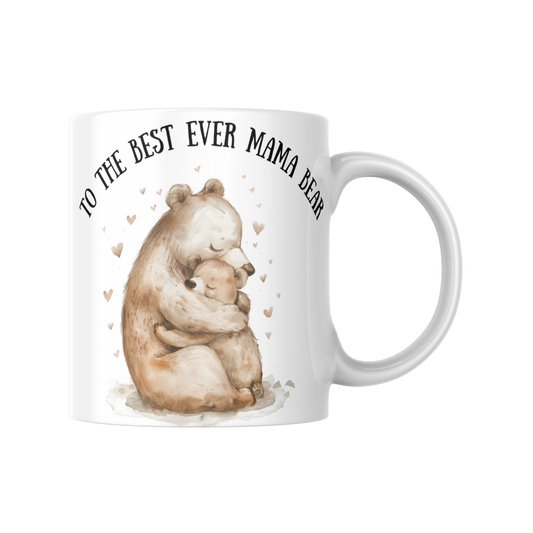 To The Best Mama Bear Mug & Coaster