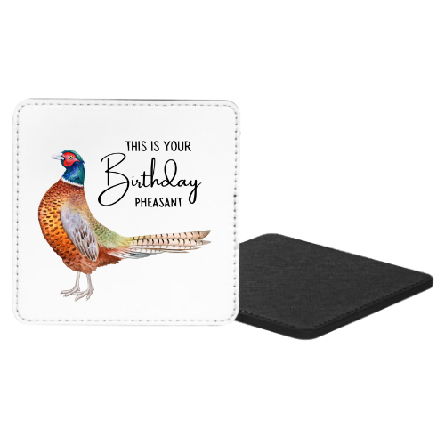 This Is Your Birthday Pheasant Mug & Coaster