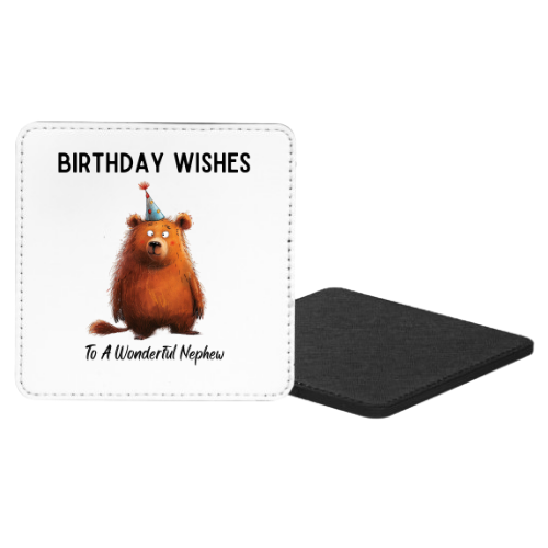 Birthday Wishes To A Wonderful Nephew Mug & Coaster