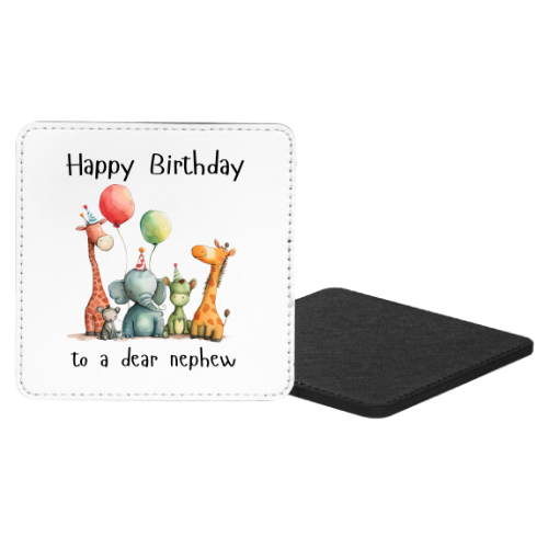 Happy Birthday To A Dear Nephew Mug & Coaster