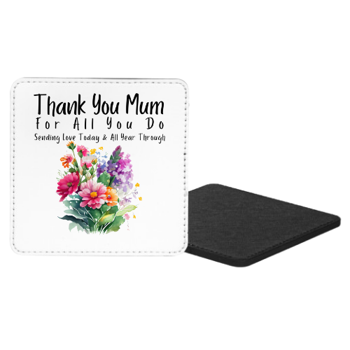 Thank You Mum For All You Do Sending Love Today And All Year Through Mug & Coaster