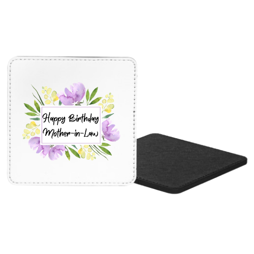 Happy Birthday Mother-In-Law Mug & Coaster