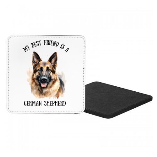 My Best Friend Is A German Shepherd Mug & Coaster