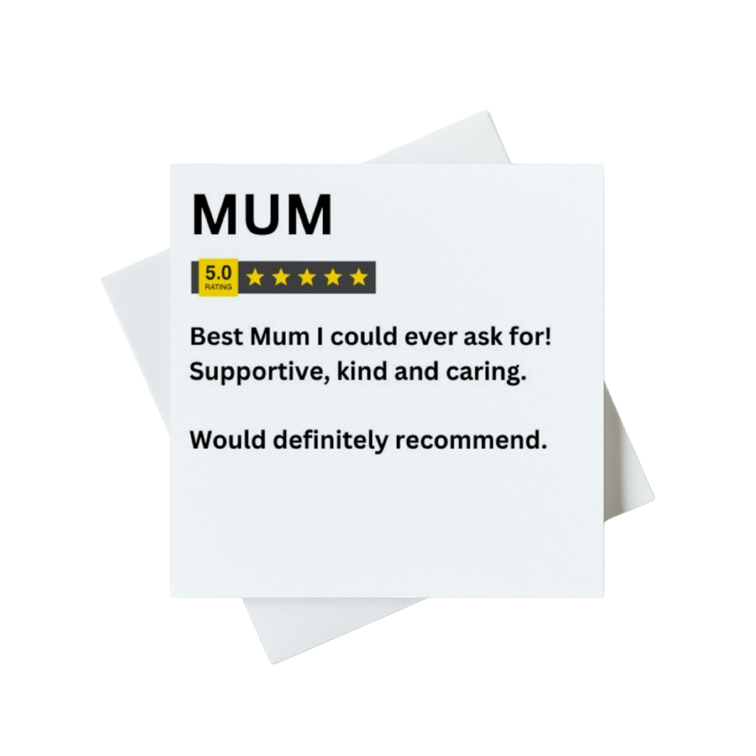 Mum Review Card