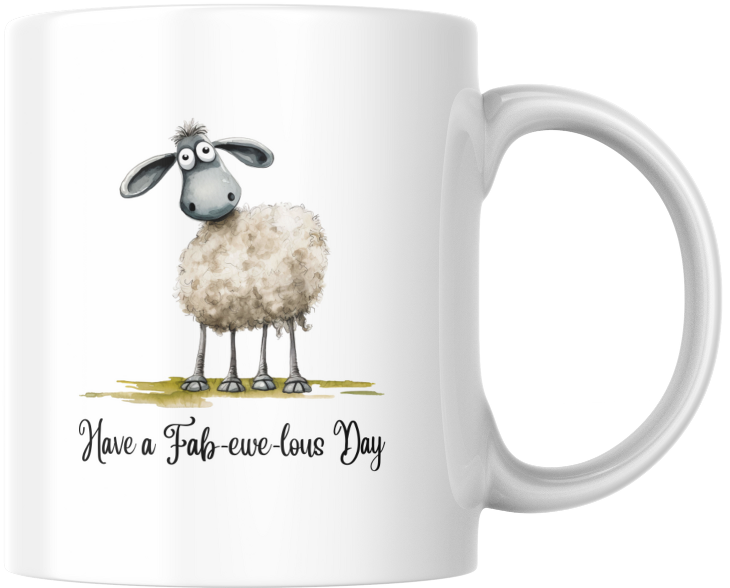 Have A Fab-ewe-lous Day Mug & Coaster