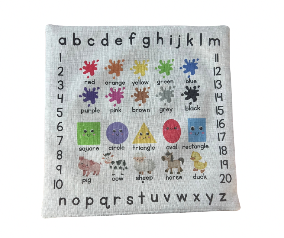 Early Years Educational Linen Effect Cushion (Cover Only)