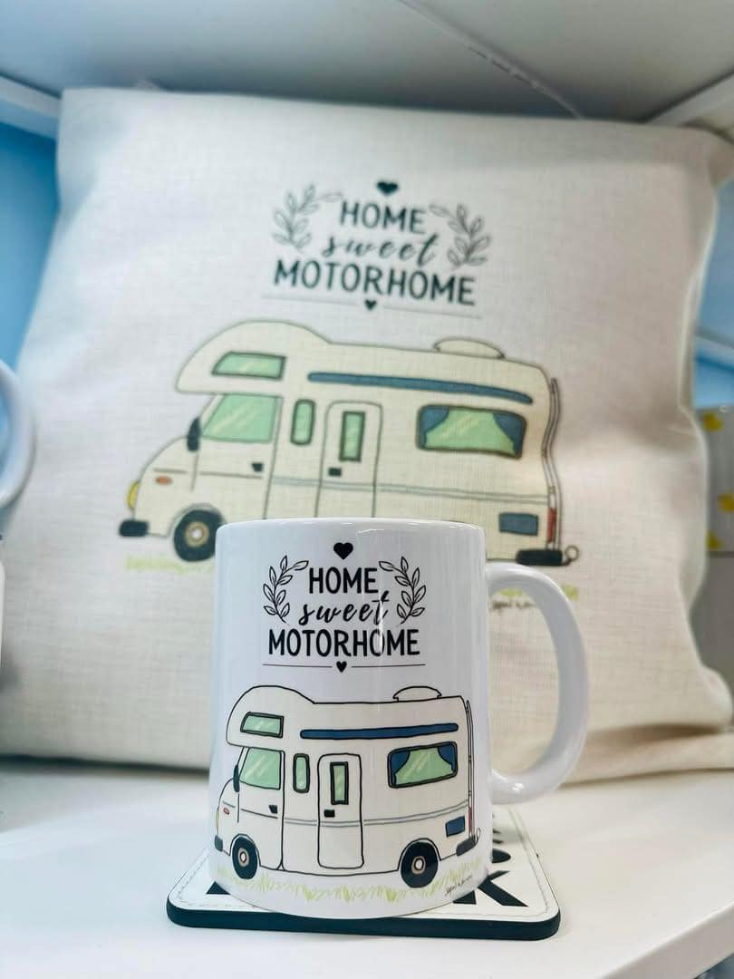 Home Sweet Motorhome Steel Tumbler With Straw