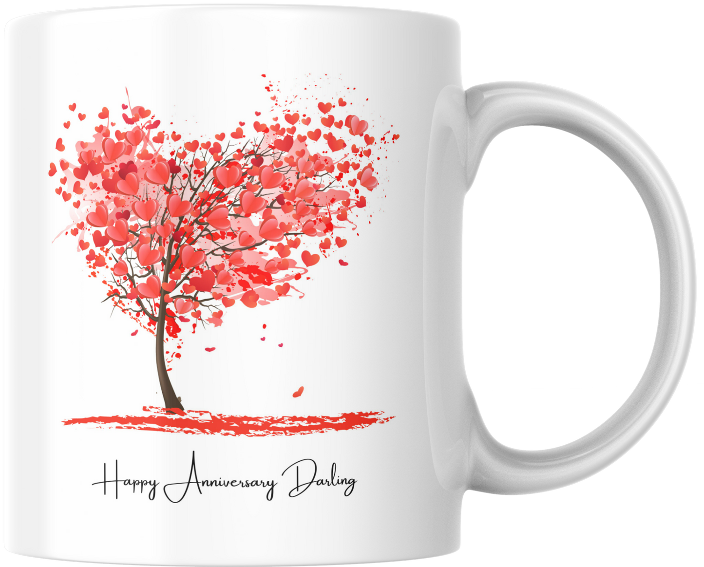 Happy Anniversary Darling Mug & Coaster