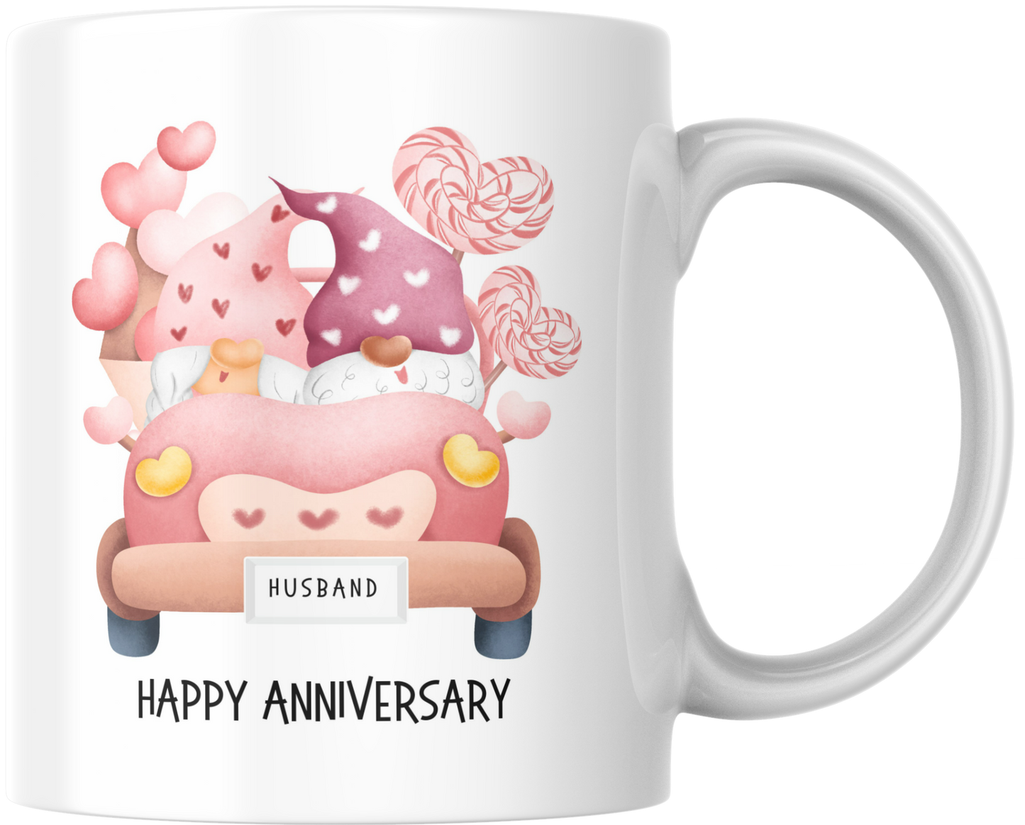 Happy Anniversary Husband Mug & Coaster