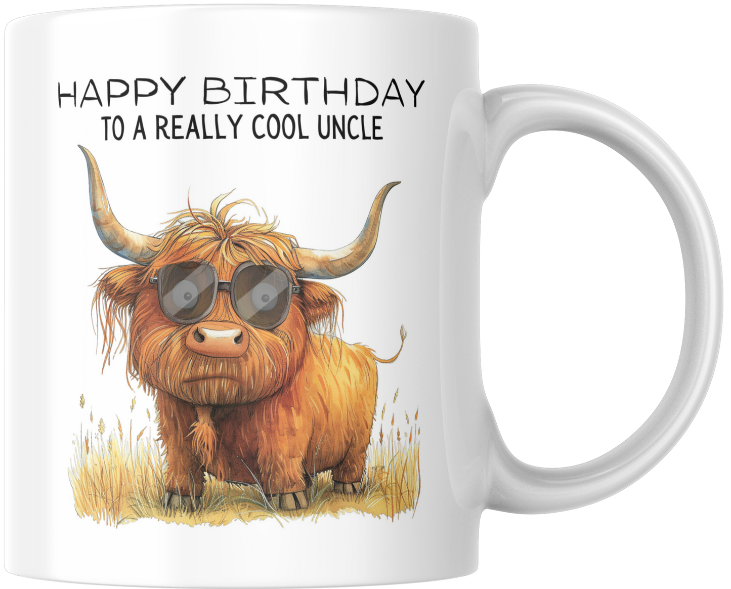 Happy Birthday To A Really Cool Uncle Mug & Coaster