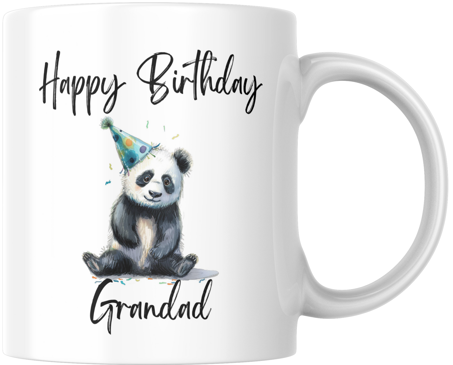 Happy Birthday Grandad Panda Mug & Coaster