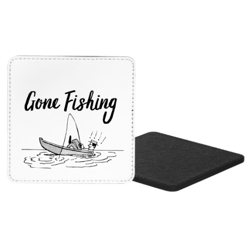 Gone Fishing Mug & Coaster
