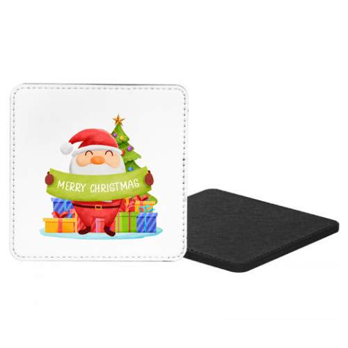 Santa Merry Christmas Mug & Coaster