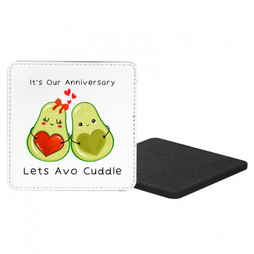 It's Our Anniversary Lets Avo Cuddle Mug & Coaster