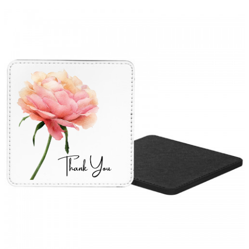 Thank You Rose Mug & Coaster