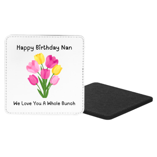 Happy Birthday Nan We Love You A Whole Bunch Mug & Coaster