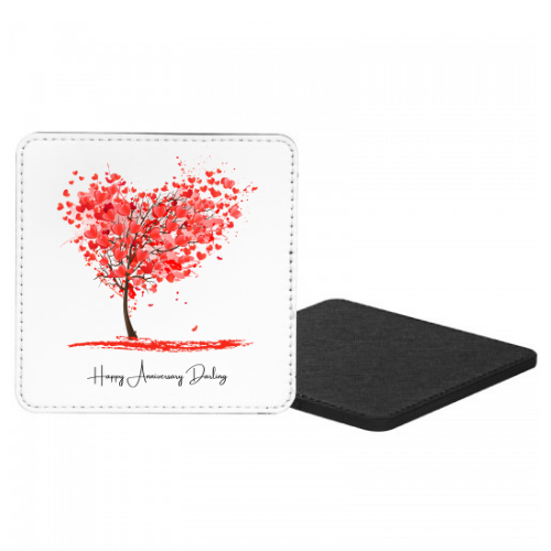 Happy Anniversary Darling Mug & Coaster