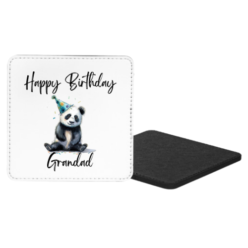Happy Birthday Grandad Panda Mug & Coaster