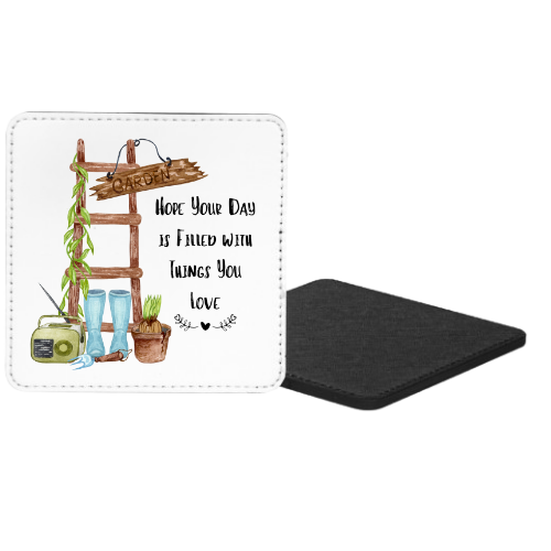 Hope Your Day Is Filled With Things You Love Mug & Coaster
