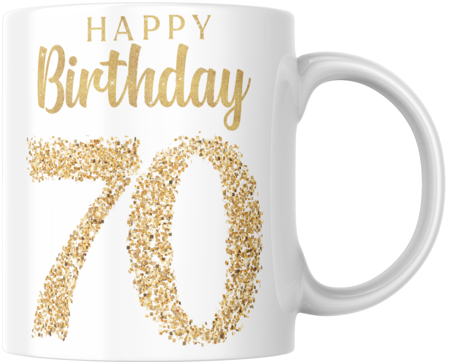Happy Birthday 70 Mug & Coaster