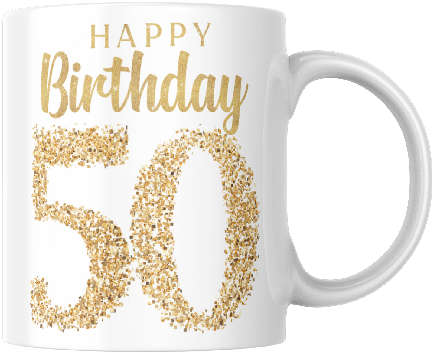 Happy Birthday 50 Mug & Coaster