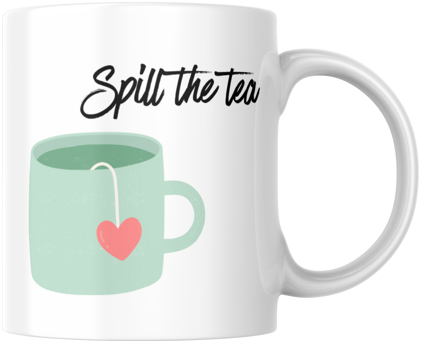 Spill The Tea Mug & Coaster