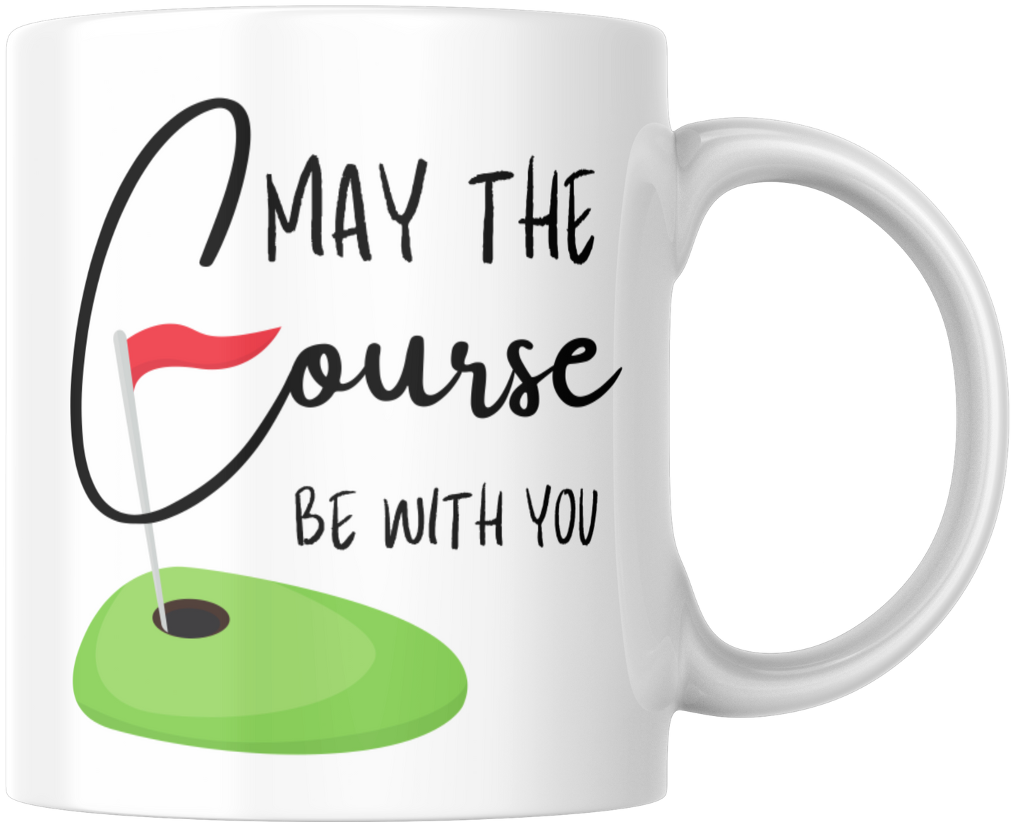 May The Course Be With You Mug & Coaster