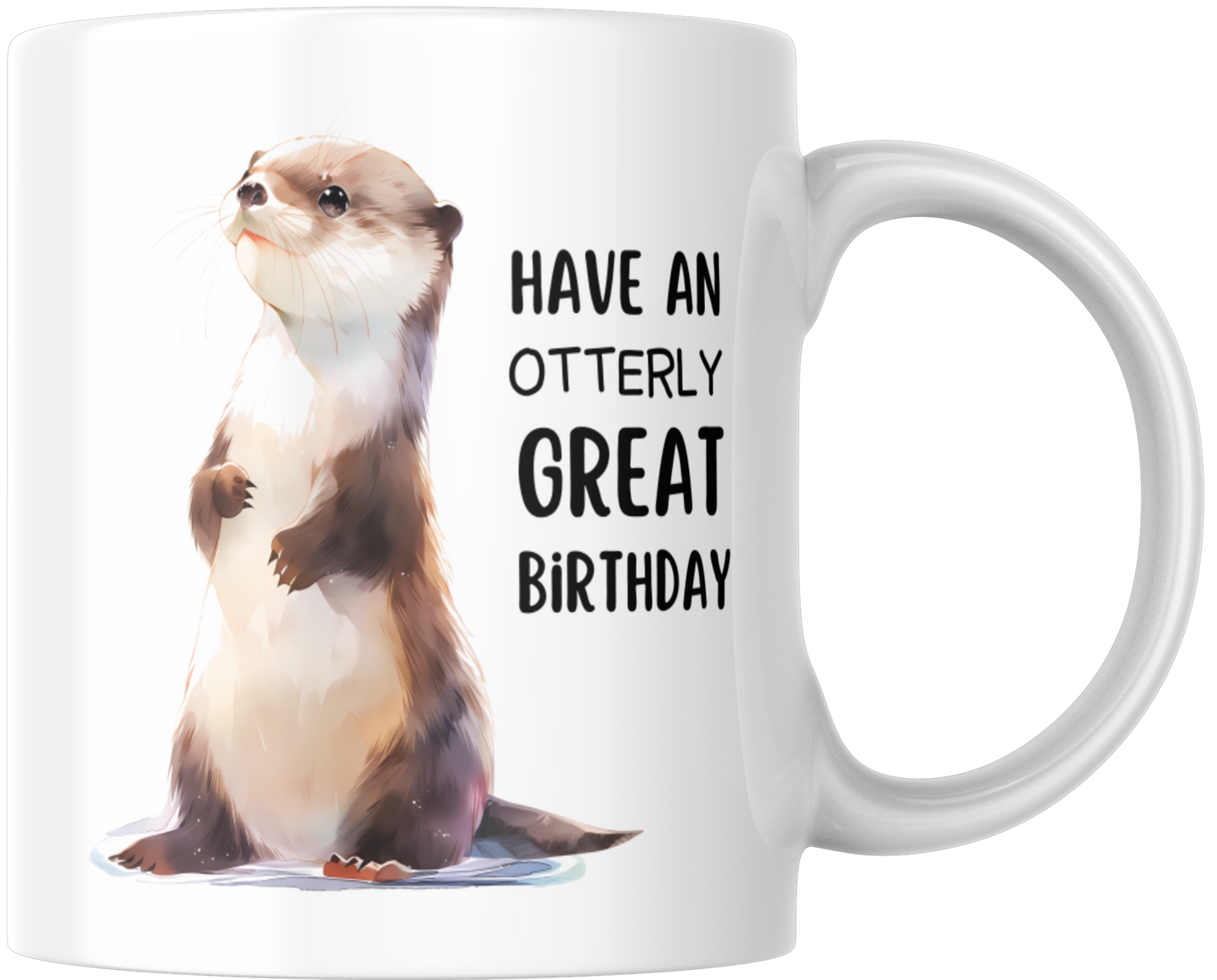 Have An Otterly Great Birthday Mug & Coaster