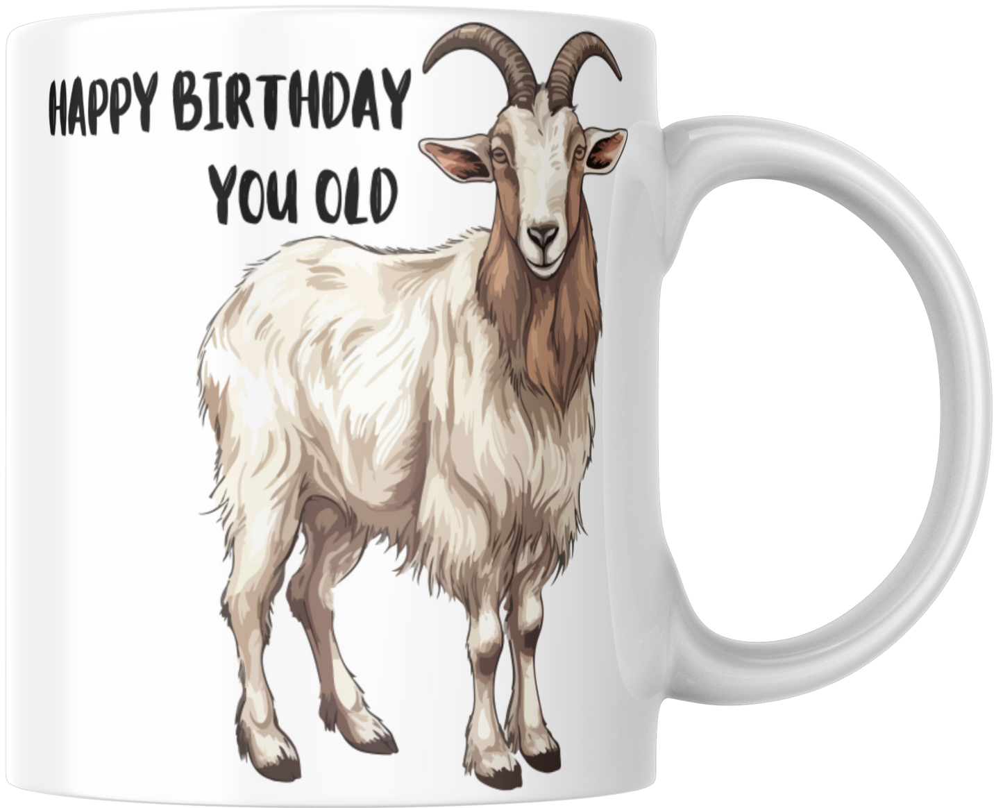 Happy Birthday You Old Goat Mug & Coaster
