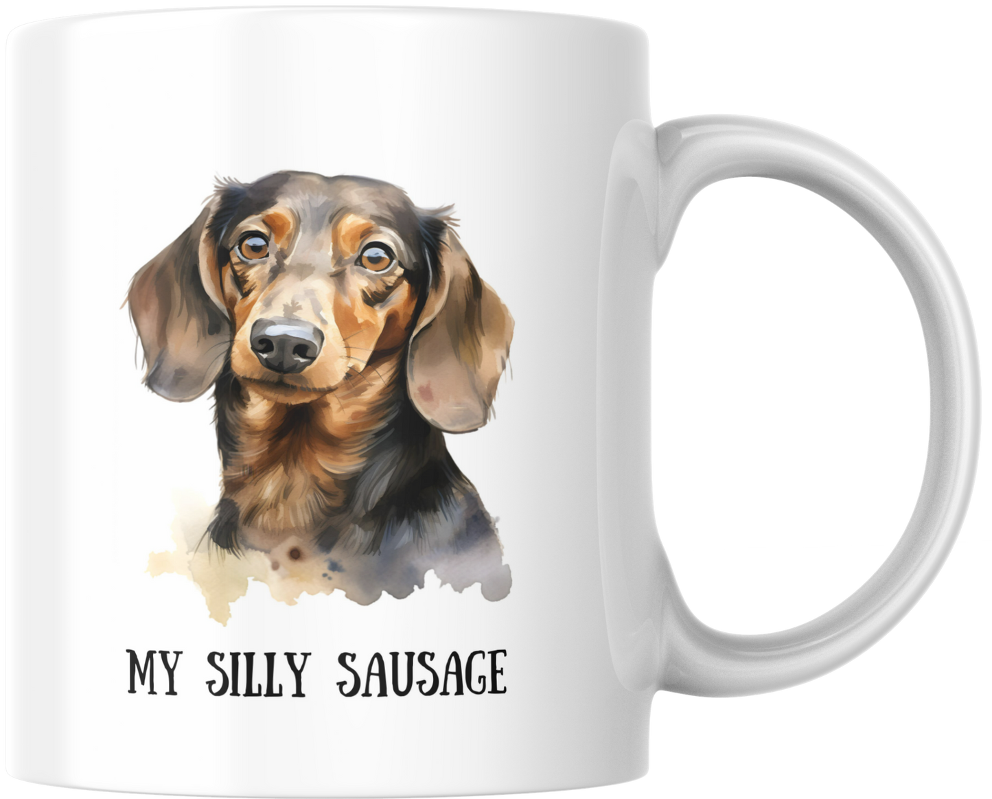 My Silly Sausage (Dachshund) Mug & Coaster