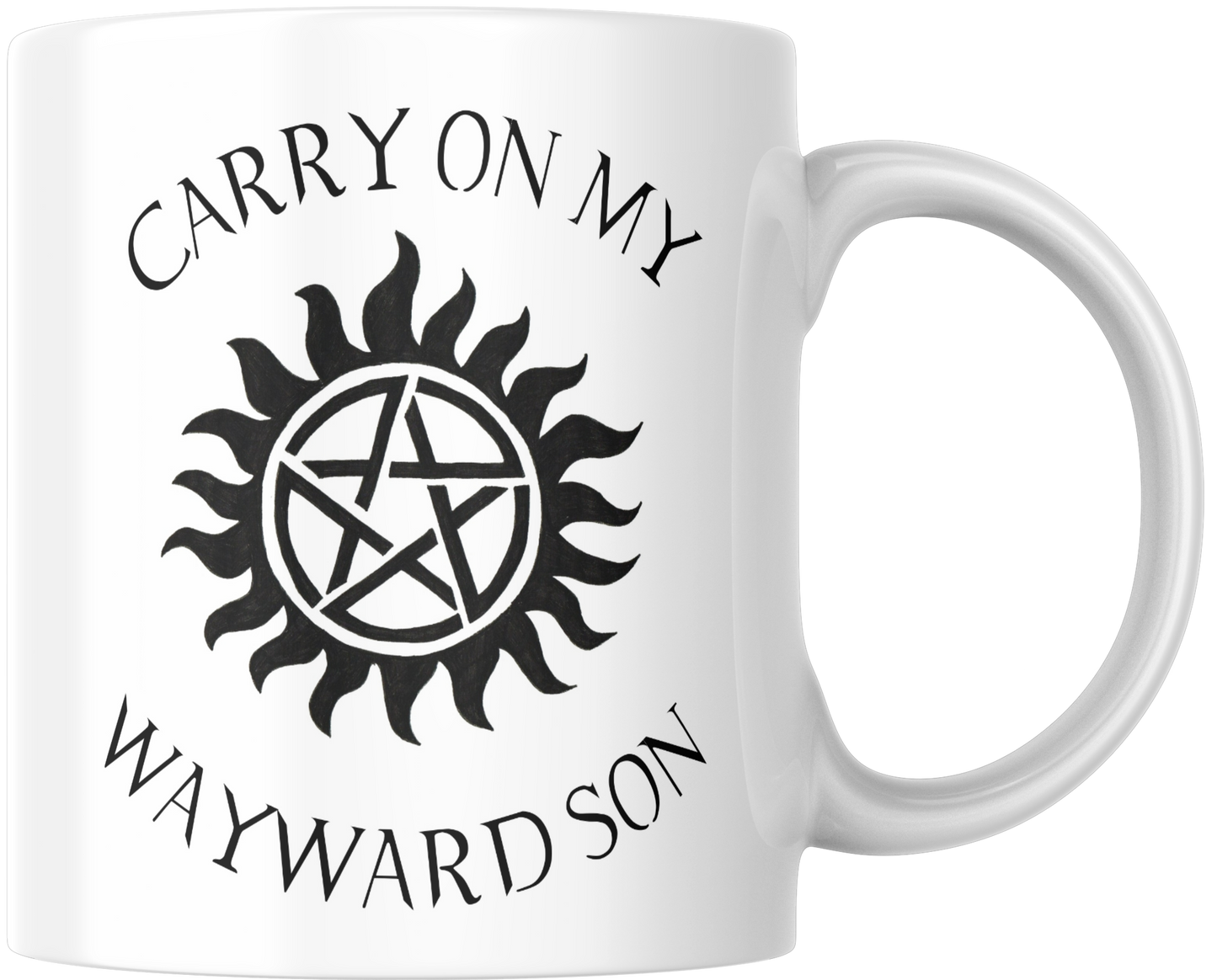 Carry On My Wayward Son Mug & Coaster
