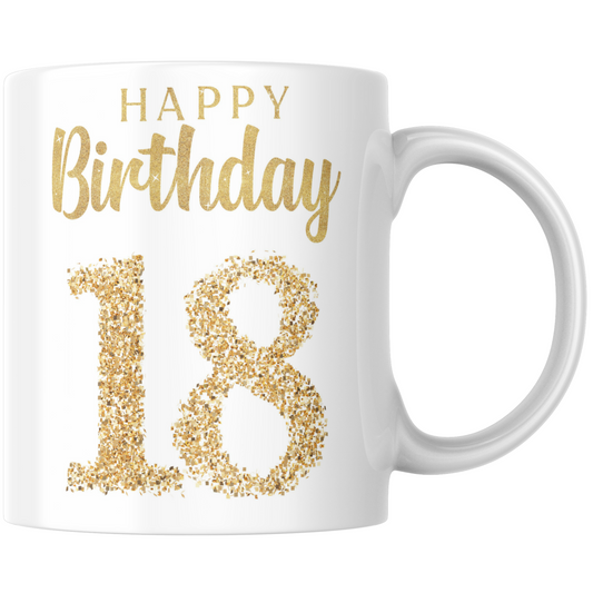 Happy Birthday 18 Gift Mug