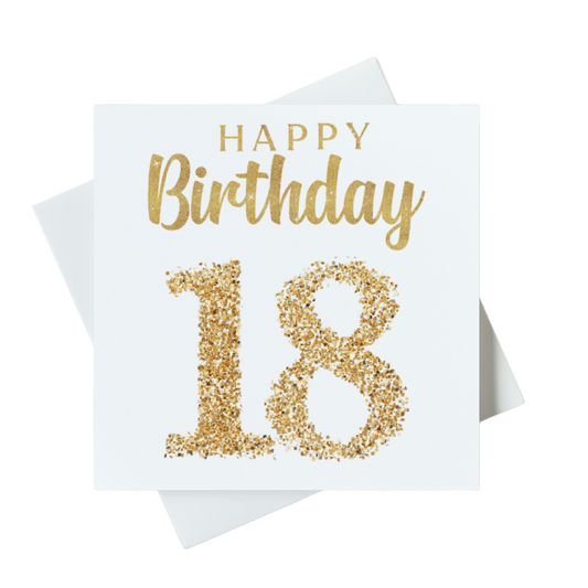 Happy Birthday 18 Card