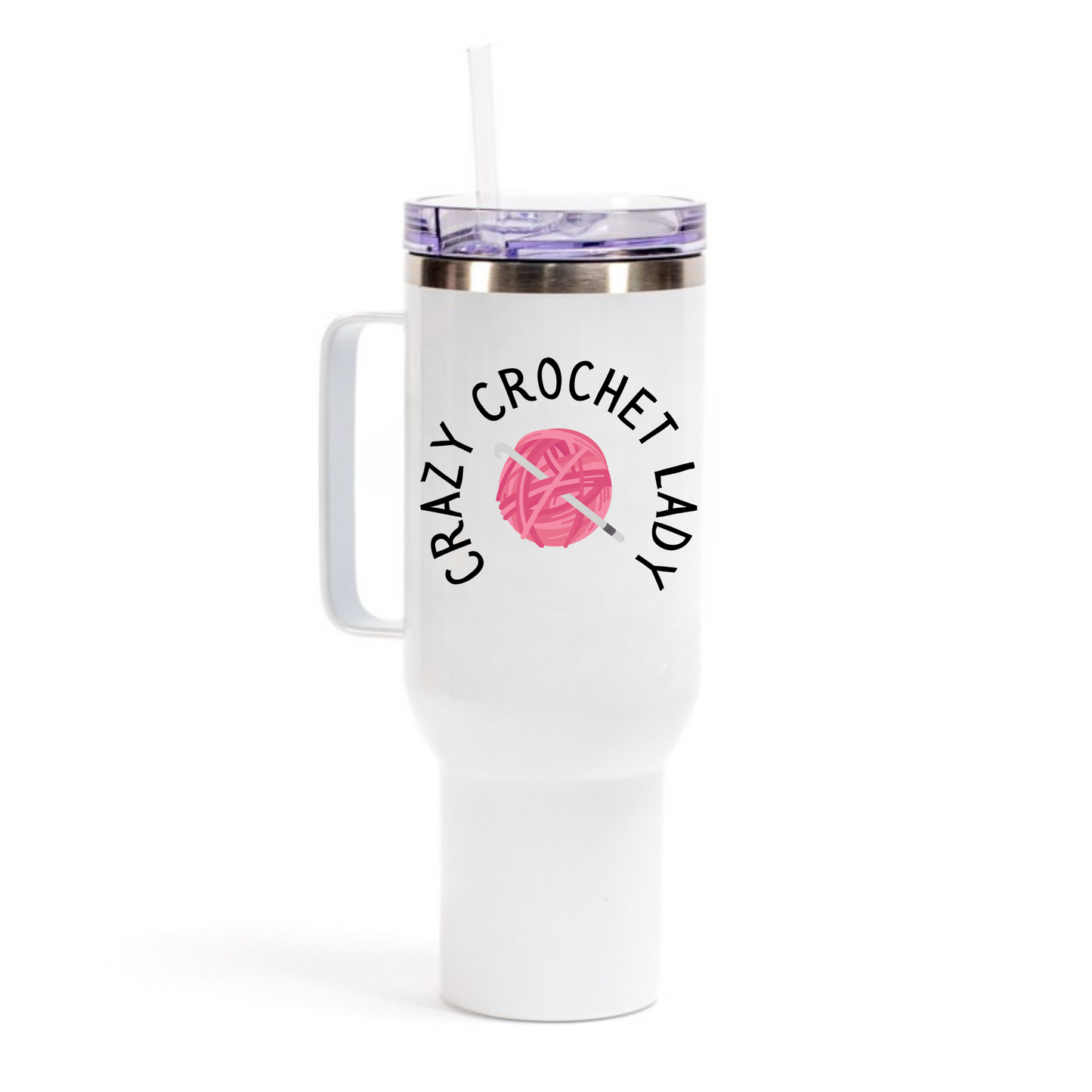 Crazy Crochet Lady 40oz Tumbler