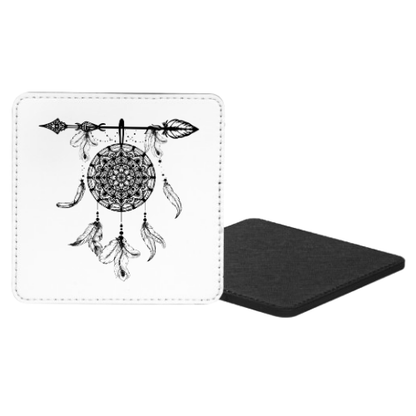 Dreamcatcher Black & White Mug & Coaster