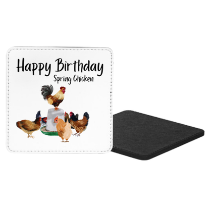 Happy Birthday Spring Chicken Mug & Coaster