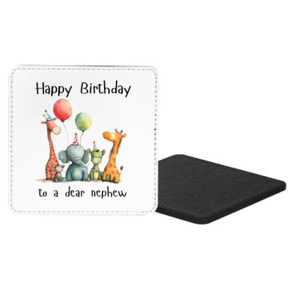 Happy Birthday To A Dear Nephew Mug & Coaster