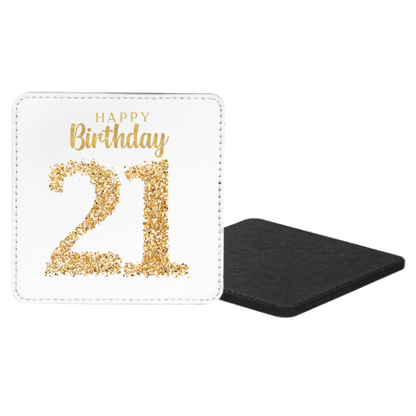 Happy Birthday 21 Mug & Coaster