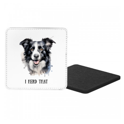 I Herd That (Border Collie) Mug & Coaster