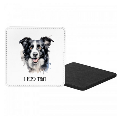 I Herd That (Border Collie) Mug & Coaster