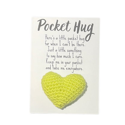 Pocket Hug - Handmade - Crocheted Gift