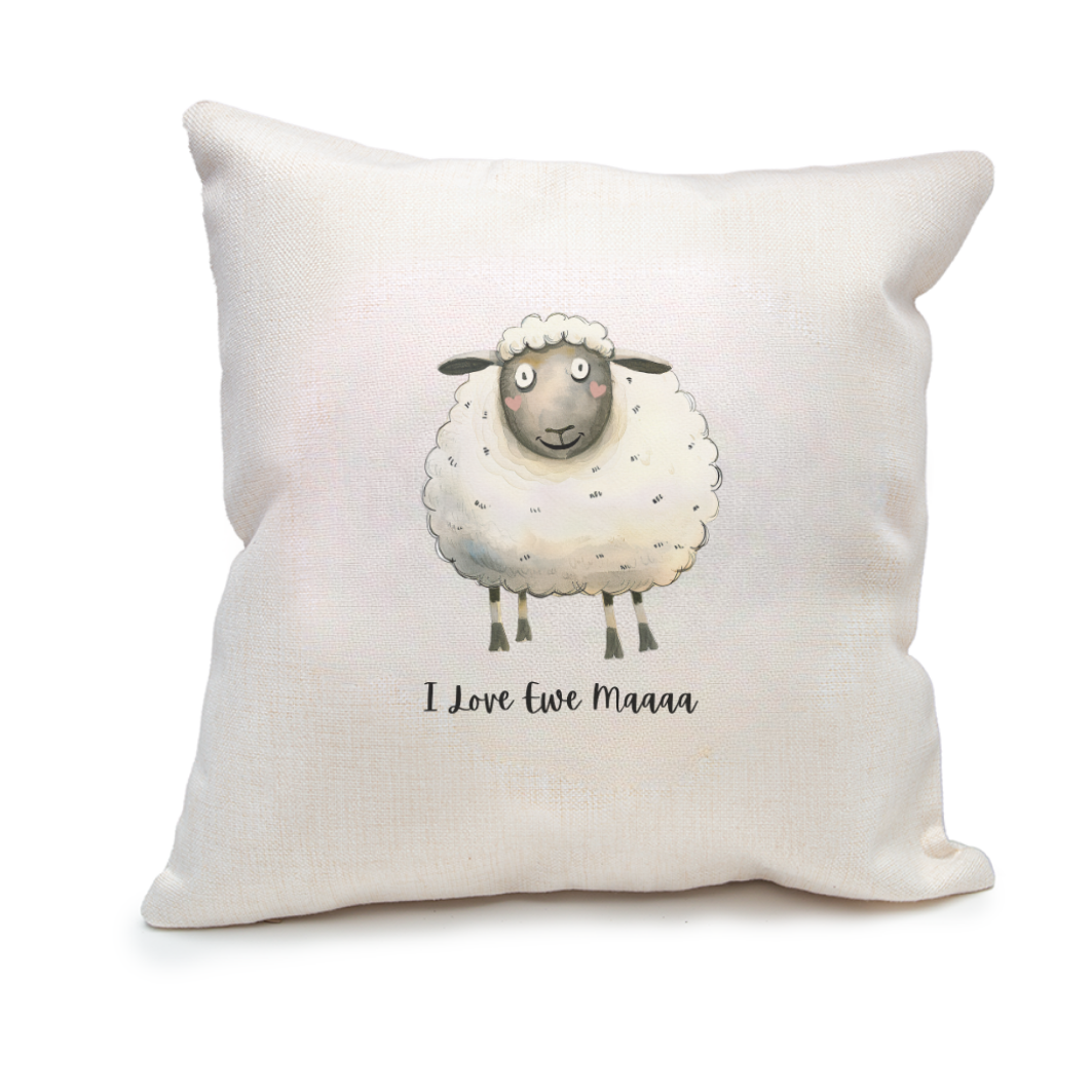 I Love Ewe Maaa Cushion (Cover Only)