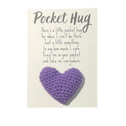 Pocket Hug - Handmade - Crocheted Gift