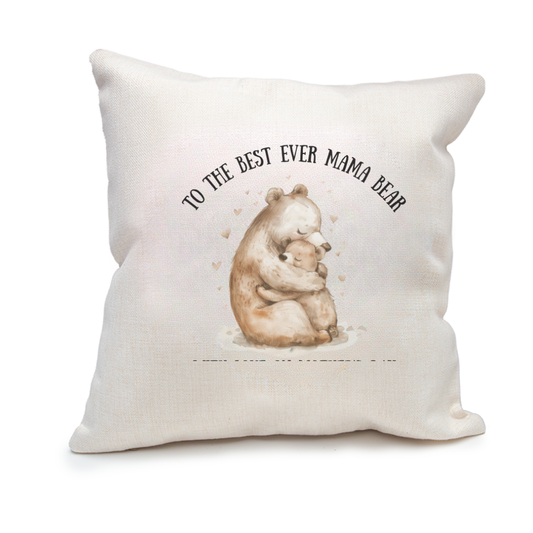 The Best Ever Mama Bear Cushion (Cover Only)