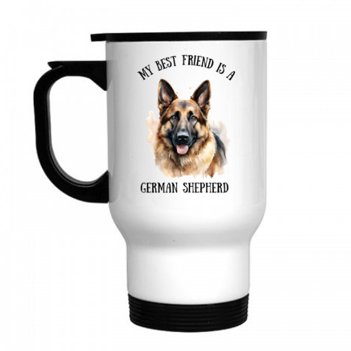 My Best Friend Is A German Shepard Travel Mug