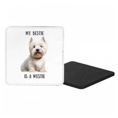 My Bestie Is A Westie Mug & Coaster